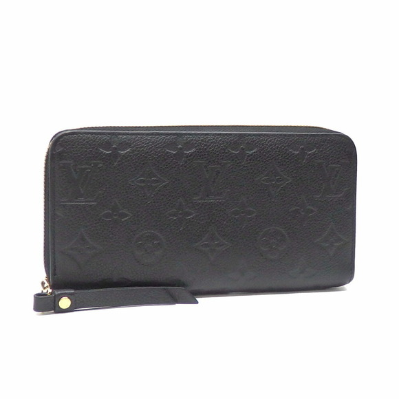 Louis Vuitton Handbags - LOUIS VUITTON Round Long Wallet Monogram Implant Zippy Women's M61864 Noir Black